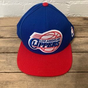 Mitchell & Ness Los Angeles Clippers Blue and Red Cap SnapBack